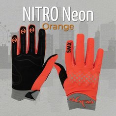 Мотоперчатки EDGE NITRO Neon Orange XL