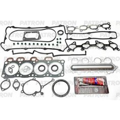 Комплект прокладок двигателя полный с прокладкой ГБЦ Mazda 626 87-, Kia Sportage 2.0 16V FE 95- PATRON PG1-1011