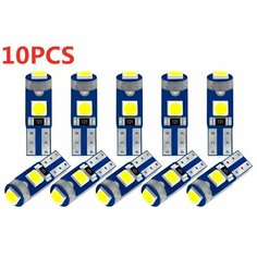 Лампы светодиодные T5 (W1,2W) подсветка панели приборов 12V LED (10шт) МАЯКАВТО