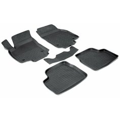 Комплект автомобильных ковриков Seintex 01554 Opel Astra G 1998-2009 резиновые, с высоким бортом