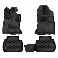 Коврики в салон 3D для для Subaru Forester (2019-2024) / Субару Форестер Element