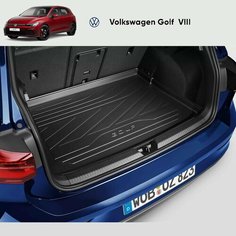 Коврик багажника Volkswagen Golf 8 (5H) с 2020 г. оригинальный