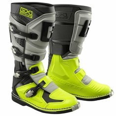 Мотоциклетные ботинки GAERNE GX-1 Hi-Vis желтый/серый/черный, размер 48