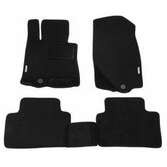 Автомобильные коврики (автоковрики) ЭВА / EVA / ЕВА для Infiniti FX (S51)/ Инфинити ФХ (S51)/ 2008 - 2013 + подпятник + 2 логотипа АвтоЕва.рф