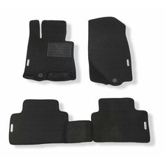 Автомобильные коврики (автоковрики) ЭВА / EVA / ЕВА для Infiniti FX (S51)/ Инфинити ФХ (S51)/ 2008 - 2013 + подпятник + 4 логотипа АвтоЕва.рф