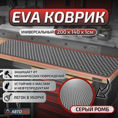 Лист ЭВА (EVA) материала для изготовления ковриков в гараж / в мастерскую / в дом / коврик в авто, 2м х 1,4м АвтоЕва.рф