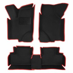 Автомобильные коврики ЭВА (EVA) для Lada Granta (Лада Гранта) с 3D Бортами 2011-н. в. + подпятник АвтоЕва.рф