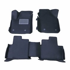 Автомобильные коврики ЭВА (EVA) для Geely Tugella / Джили Тугелла с 3D бортами 2019 - н. в. + подпятник АвтоЕва.рф