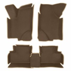 Автомобильные коврики ЭВА (EVA) для Lada Granta (Лада Гранта) с 3D Бортами 2011-н. в. АвтоЕва.рф