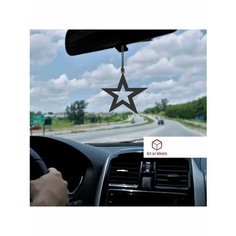 Подвеска в машину на зеркало "Звезда", подарок автолюбителю. Art on Wheels