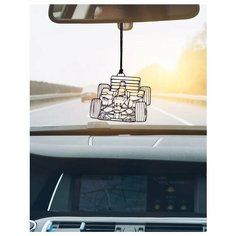 Подвеска в машину на зеркало Формула 1, подарок автолюбителю. Art on Wheels