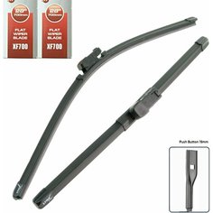 Дворники / Щетки стеклоочистителя бескаркасные Ford Focus 3 / Форд Фокус 3 DYB 2011 / 2012 / 2013 / 2014 Push Button 19mm 700-700 Lyn Xauto