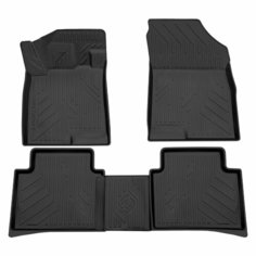 Коврик салонный полиуретановый (черный) для Haval Jolion 4х4 (21-Н. В.) (Борт 4см) Rezkon