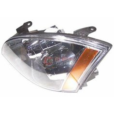 Фара передняя левая для Chery Fora, Vortex Estina (с корректором, оранж. поворотом) Lykmc