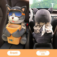 Коробка для салфеток Abu and Cotton Cool cat, плюш, 33x27 см