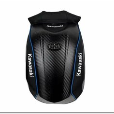 Моторюкзак kawasaki (Кавасаки) С синей полосой карбон Ogio