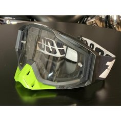 Кроссовые очки (маска) GXT MX100 для мотокросса, эндуро, ATV - черные, прозрачная линза