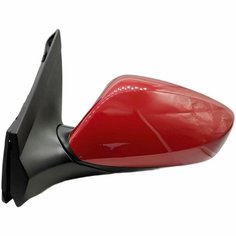 Hyundai Solaris красное(TDY) левое 5-контактное зеркало электрическое с подогревом в цвет кузова на автомобиль Нет бренда