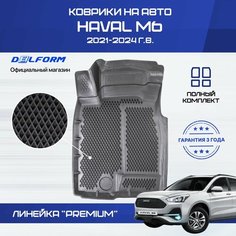 Коврики Хавал М6 2021-2024, коврики в машину Haval M6 Delform