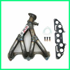 Выпускной коллектор паук 4-2-1 V8 (вставка замены катализатора) для автомобилей ВАЗ, Лада Приора, Гранта, Калина, 2110, 2111, 2112, 2114 (комплект с прокладками, гайками, болтами) Stinger Auto