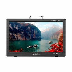 Телевизор с цифровым тюнером 9" DVB-T2/C - 1200x800 цветной TFT ЖК Eplutus 910=TD (9”) - HDMI / HD / USB. Аккумулятор : 2000 мАч.