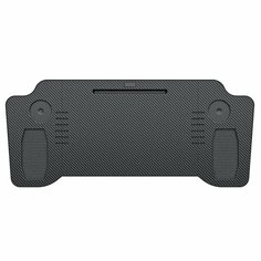 Автомобильный столик для ноутбука, складной столик на руль, поднос для еды для Tesla Model 3/Y, автоматическое рулевое колесо, столик для ноутбука, поднос для напитков, Black-brown нет