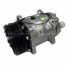 Компрессор кондиционера Dyne 5H14 PV8 12V (выходы горизонтальные) ЮГ ФРОСТ