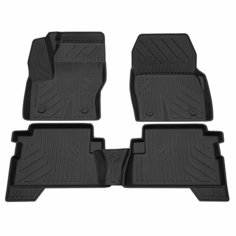 Коврик салонный полиуретановый (черный) для Ford Kuga II (12-19) (Борт 4см) Rezkon