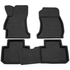 Коврики в салон резиновые для Subaru Forester (13-18), Rezkon