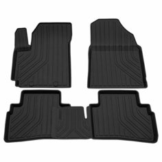 Коврик салонный резиновый (черный) для Hyundai Creta (21-Н. В.) Ser.S (Борт 4см), Rezkon