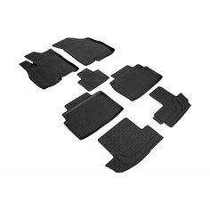 Коврики Chery Tiggo 8, Pro, Pro Max (2018-2024). Резиновые коврики в салон Чери Тигго 8, Про Макс высокий борт, SeiNtex