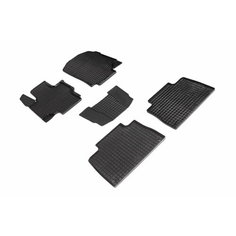 Коврики Mercedes-Benz GLE-Class Coupe 2 C167 (2019-2024). Резиновые коврики в салон Мерседес-Бенц ГЛЕ-Класса Купе 2 С167, сетка, SeiNtex