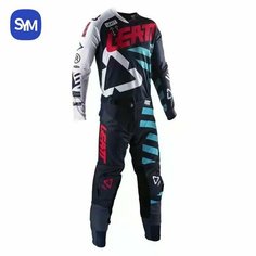 LEATT эндуро комплект снаряжения для мотокросса mx комбинированные трикотажные штаны MTB DH UTV Off Road мотоциклетный гоночный костюм Нет бренда