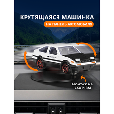Крутящаяся машинка на панель в машину / игрушка на торпеду автомобиля Без бренда