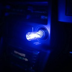 JDM светильник в авто (синий), ночник, USB-ночник, ретро имитация вольфрамовой автомобильной атмосферы. Нет бренда
