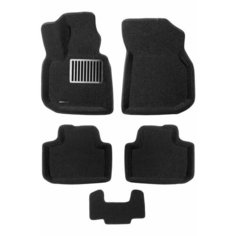 Коврики текстильные 3D Euromat для BMW X3 G01 (с 2017 г.) / X4 G02 (с 2018 г.) (Евромат 3Д для БМВ Х3 / Х4), с металлическим подпятником, черные