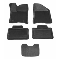 Коврики с бортиками 3Д ЭВА прессформа ВАЗ Лада Веста, цвет черный Euro Mat 3d