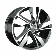 Колесный диск Replay KI152 17x7" PCD5x114,3 ET48 D67,1 черный глянцевый с полированными лучами