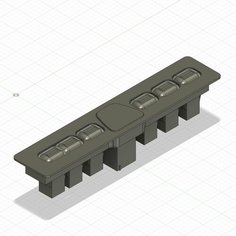 Рамка под кнопки ВАЗ-2114 для авто Нива 2121 4х4 Нет бренда
