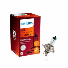 Лампа автомобильная H4 24V- 75/70W (P43t) (вибростойкая) MasterDuty - PHILIPS
