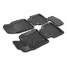 EVA (ЕВА) ЭВА коврики с бортами для Toyota Camry (V70 2018+) (3Д пресс-форма Тойота Камри 70), черные Euro Mat 3d