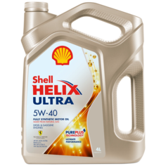 Моторное масло синтетика Shell Helix Ultra 5W-40 4L (550051593)