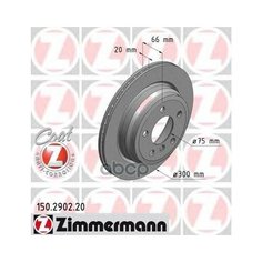 Диск тормозной BMW Coat Z Zimmermann арт. 150.2902.20