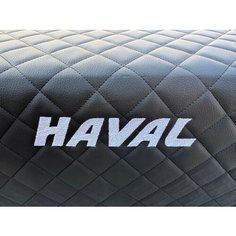 Органайзер в багажник с логотипом HAVAL (Хавал) 50 см. Кожзам, ромб, черный. АВТОКОМФОРТ 01