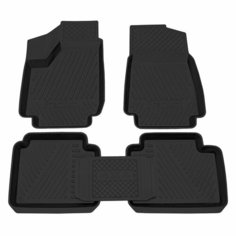 Коврик салонный резиновый для LADA 4*4 (21213-214) (76-21) Premium (Борт 4см) Rezkon