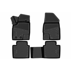 Коврики 3D в салон подходят для WEY Coffee 01 2021 - 4шт. (полиуретан) / Вей Кофе 01 Element