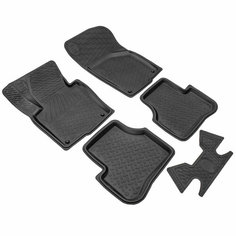 Коврики в салон резиновые для VW Golf VI (09-12), Rezkon