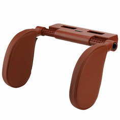 Подушка для шеи A03, трехосевая регулировка, коричневая Car Headrest
