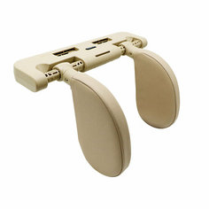 Подушка для шеи A02, бежевая, трехосевая регулировка Car Headrest