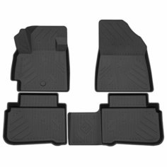 Коврик салонный полиуретановый (черный) для Changan CS 55 plus (21-Н. В.) ( Борт 4 см) Rezkon